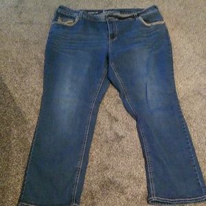 Metallic threaded Jeans